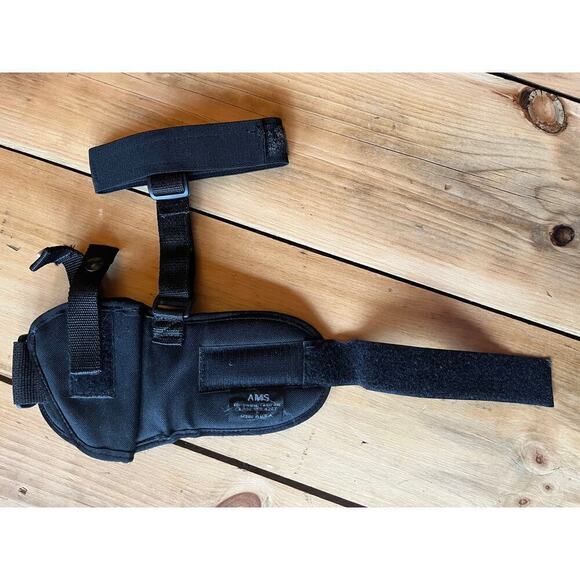 AMS Longmont Colorado Made in USA ankle holster for revolver 38/357 Colt S&W - Picture 2 of 4